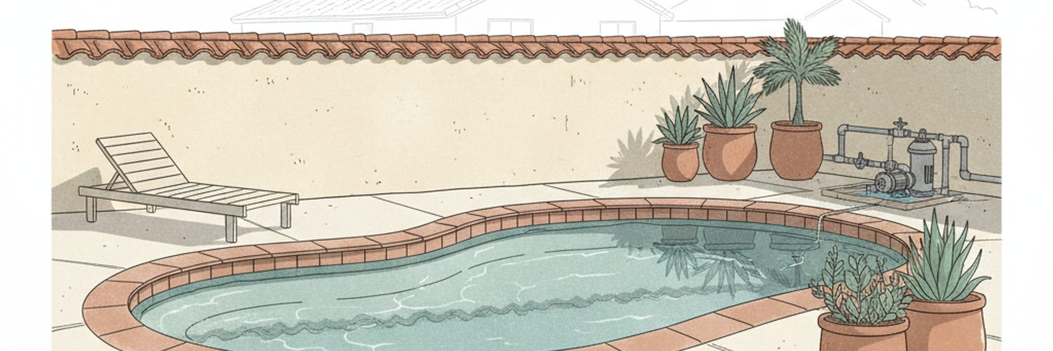 Green Pool Recovery & Algae Treatment illustration for homeowners in Lake San Marcos, California