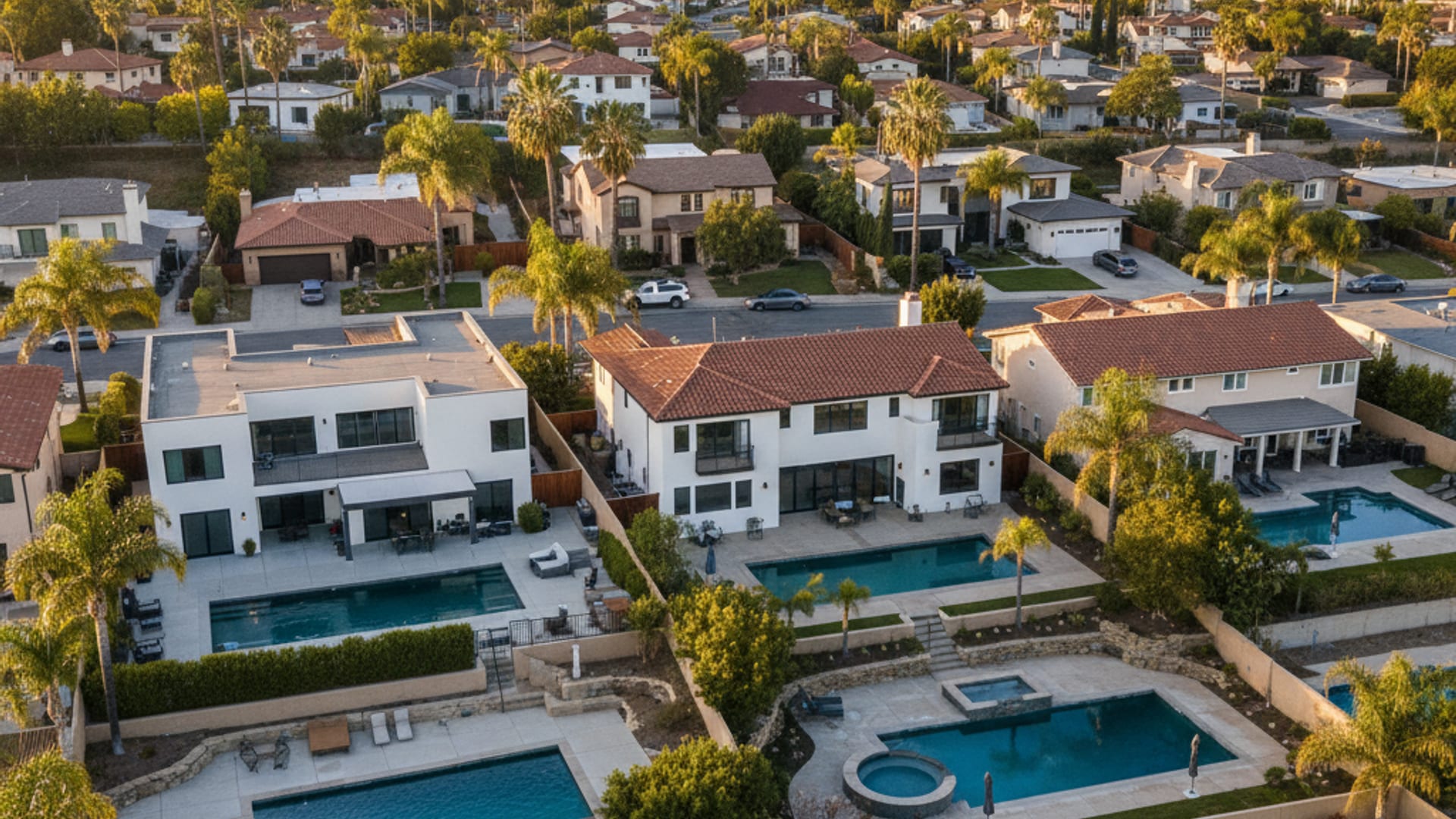 Residential neighborhood in Boulevard, San Diego County
