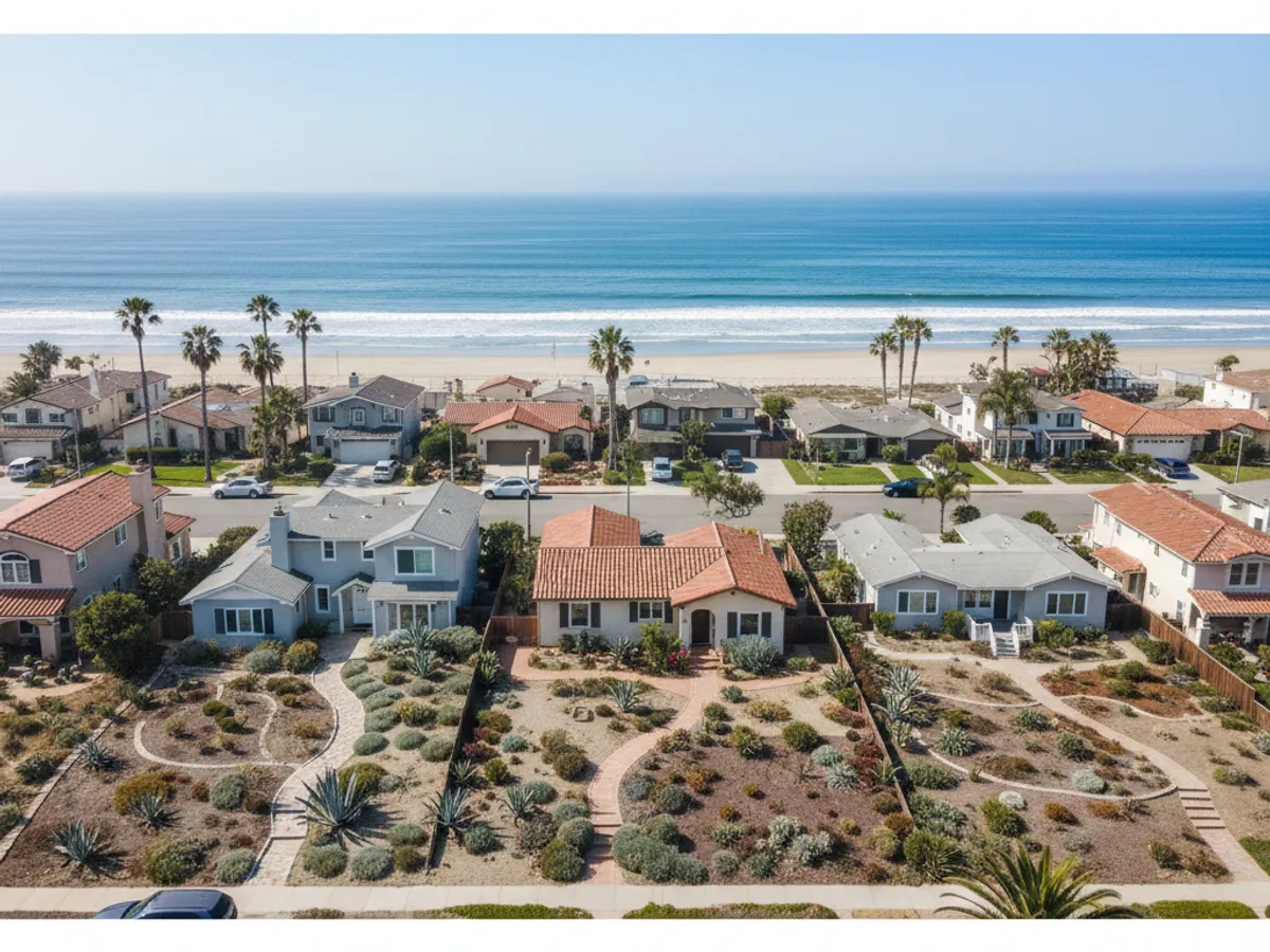 Coastal San Diego County neighborhood near Imperial Beach