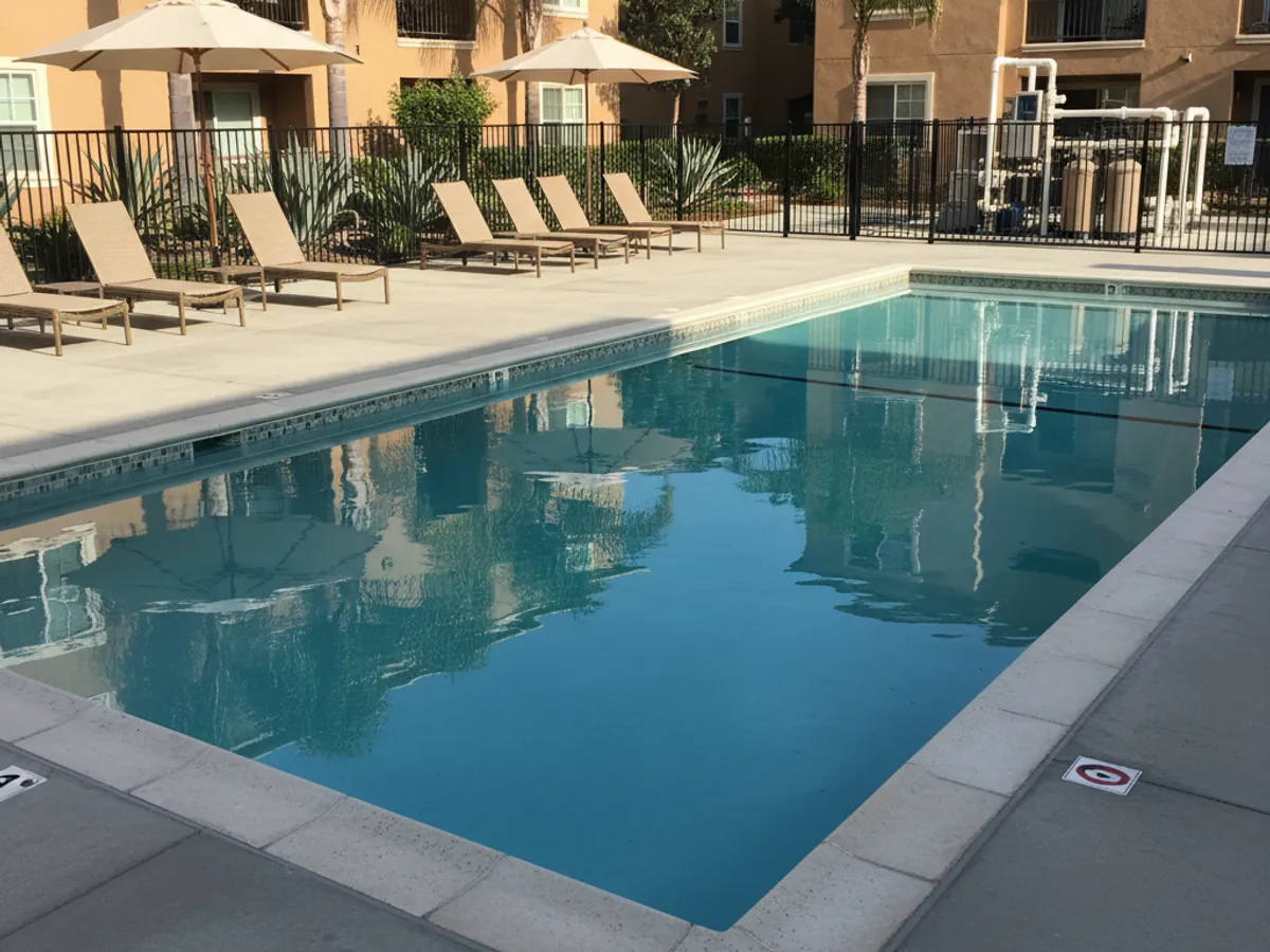 Commercial detail work by a licensed pool technician in Encinitas, CA