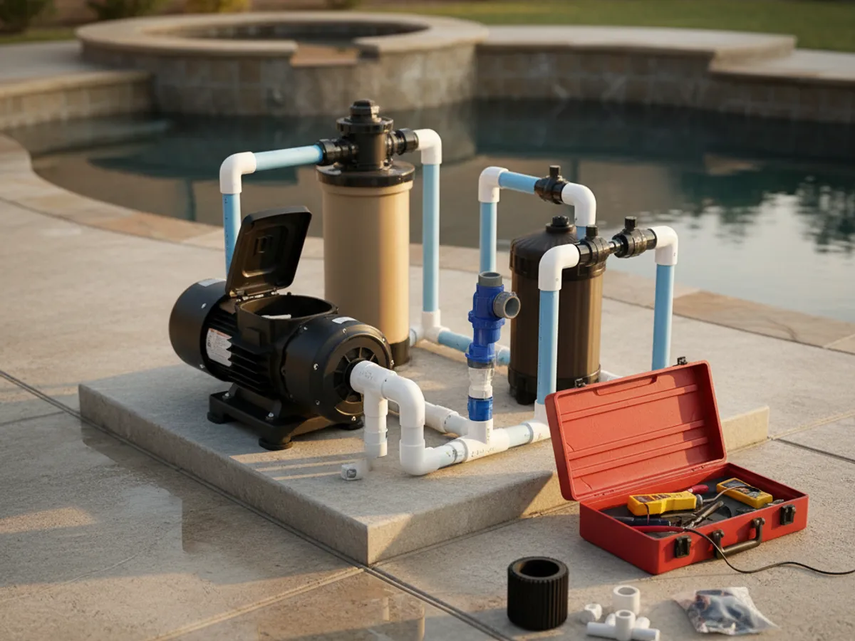 Emergency Service detail work by a licensed pool technician in Rancho Peñasquitos, CA