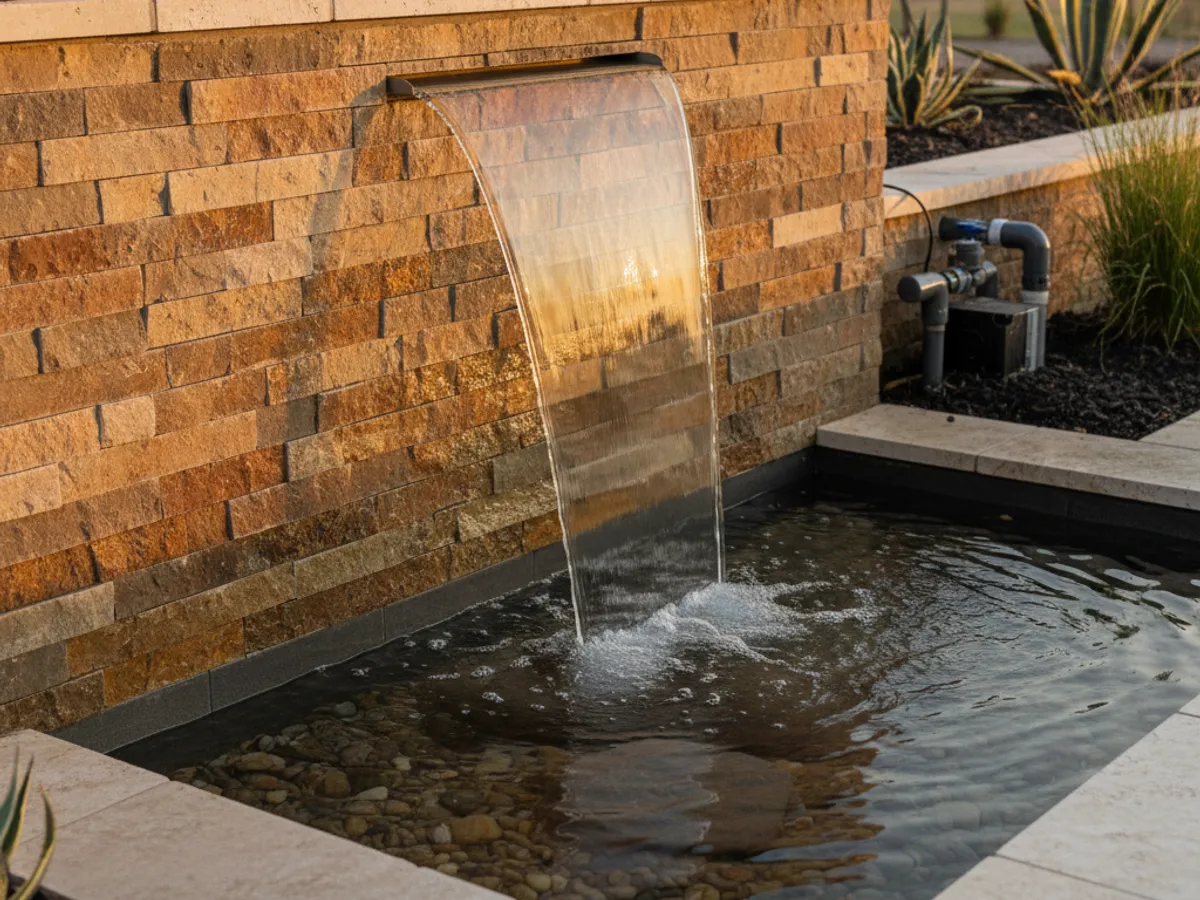 Fountain Service detail work by a licensed pool technician in Shelter Valley, CA